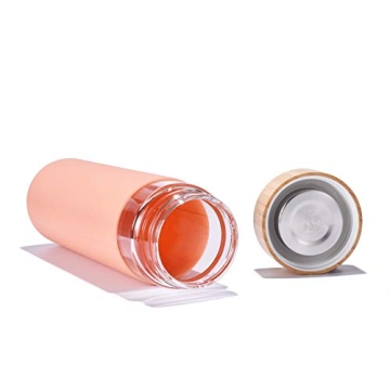 Yomious Chic 20 Oz Borosilicate Glass Water Bottle