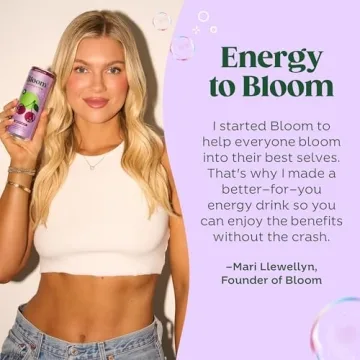 Bloom Sparkling Energy Drink Zero Sugar 180mg Caffeine