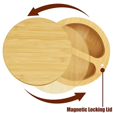 JYHFY Salt and Pepper Bowls with Swivel Lid for Convenience