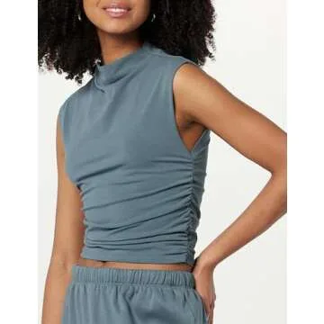 Raylen Sleeveless Ruched Top for Modern Women