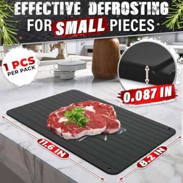 Quick Defrosting Tray for Frozen Meat - Rapid Thaw Defrosting Tray Kitchen Gadgets for Home Thawing ...