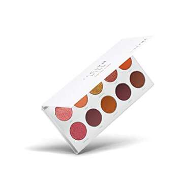 Morphe x Jaclyn Hill Eyeshadow Palette - Ring The Alarm - 10 Dangerously Hot & Fiery Eyeshadows - A Palette of Matte and Shimmering Eyeshadows
