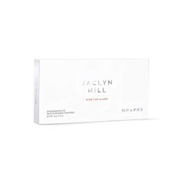 Morphe x Jaclyn Hill Eyeshadow Palette - Ring The Alarm - 10 Dangerously Hot & Fiery Eyeshadows - A Palette of Matte and Shimmering Eyeshadows