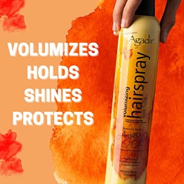 AGADIR Volumizing Firm Hold Hair Spray for Shiny, Soft Hair