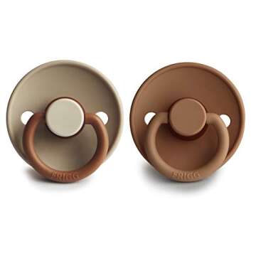 FRIGG Natural Rubber Baby Pacifier | BPA-Free & Eco-Friendly
