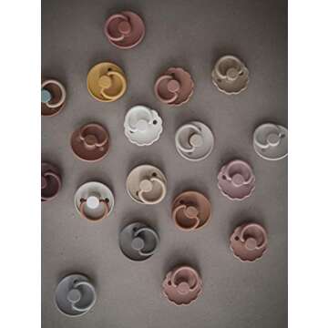 FRIGG Natural Rubber Pacifier for 6-18 Months Babies