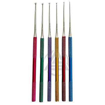 Premium German Stainless Snake Probe Set - 6 Pieces