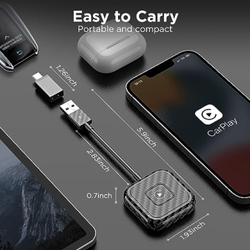 ITIDU Wireless Carplay Adapter for Seamless Connectivity