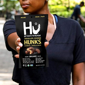 Hu Hunks Vegan Chocolate Covered Cashews | Non-GMO & Gluten Free