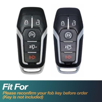 Stylish and Durable Key Fob Cover for Ford Models
