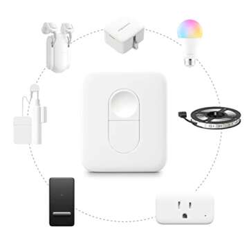 SwitchBot Remote One Touch Button - Compatible with SwitchBot Bot, Curtain Robot, Color Bulb, Plug M...