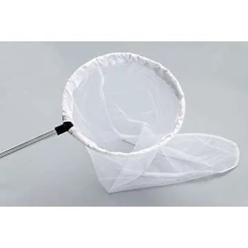 RESTCLOUD Large Insect and Butterfly Net Bug Catching Net Bird Net with 14" Ring, 32" Net Depth, Handle Extends to 36 Inches (14" Ring, 36" Handle)