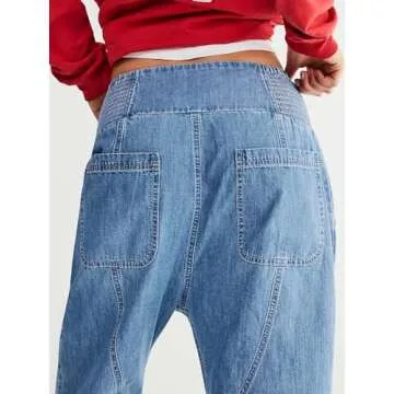 Cicy Bell Womens Wide Leg Cropped Jeans for Ultimate Comfort