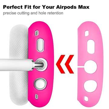 Case for Airpods Max Headphones,Ear Pad Case Cover/Ear Cups Cover/Headband Cover for AirPods Max(USB...