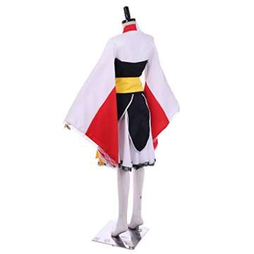 VintageCos Women's Anime Inuyasha Cosplay Sesshomaru Costume Set Kimono Uniform Suit Halloween Cosplay Outfits