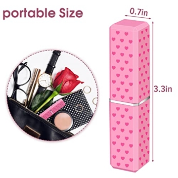 Chic Lipstick Lighter Refillable Adjustable Soft Flame Gift