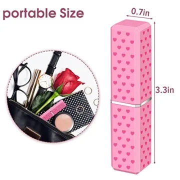 Chic Lipstick Lighter Refillable Adjustable Soft Flame Gift