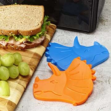 Cool Coolers Kids Lunch Box Ice Packs for Fresh Meals