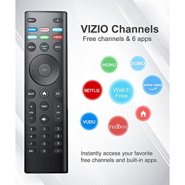 Vtinvan XRT140 Remote Control Replacement for Vizio TVs