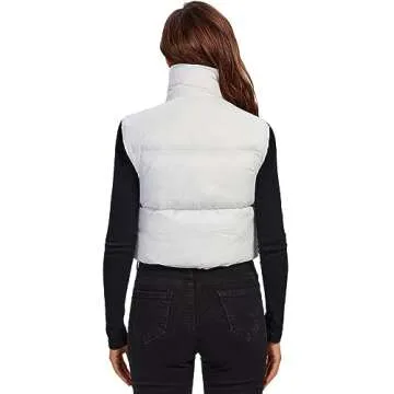 Fuinloth Women's Stylish Padded Vest for Cozy Comfort