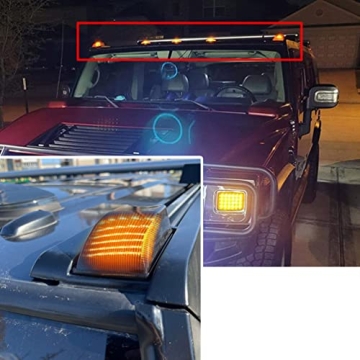 H2 SUT Smoked Lens LED Light Kit for H'ummer H2