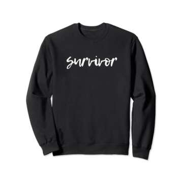Survivor Girl Mom Boss Strong Woman Female Small Business Sweatshirt