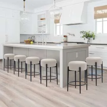 COLAMY Modern Bar Stools Set of 2 for Stylish Seating