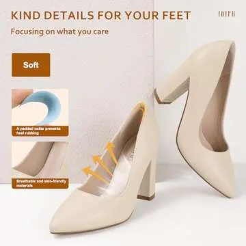 Stylish IDIFU Chunky-HI Block Heels for Women
