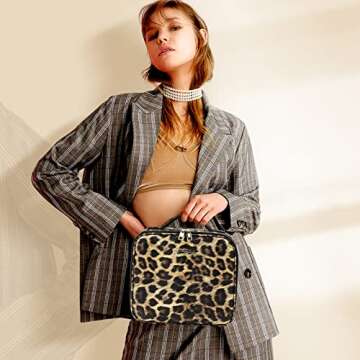 RRtide Makeup Bag with Portable Light Up Mirror