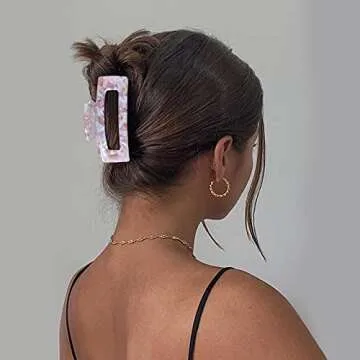 Wekin Tortoise Hair Clips for Thick Hair - Strong Hold