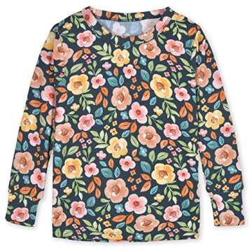 Gerber Unisex Baby Toddler Buttery Soft 2-Piece Snug Fit Pajamas with Viscose Made from Eucalyptus, Midnight Floral, 18 Months