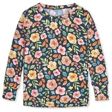 Soft and Snug Fit Pajamas for Toddlers in Floral Designs