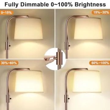 Ambimall Fully Dimmable Floor Lamp - Versatile and Stylish