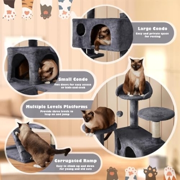 Yaheetech Cat Tree for Kittens and Adult Cats