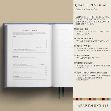 90 Day Planner for Productivity Mindfulness Undated