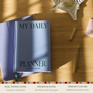 90 Day Planner for Productivity Mindfulness Undated