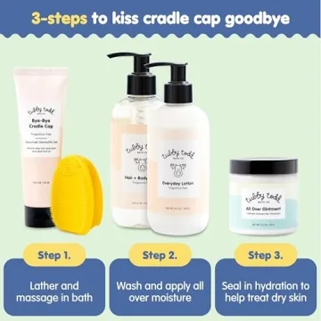 Top Cradle Cap Care Bundle from Tubby Todd for Babies