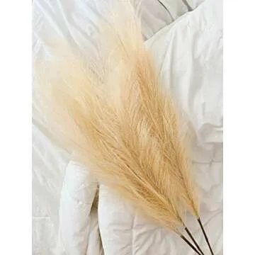 ZZ LUME Faux Pampas Grass | Elegant Home Decor Solution