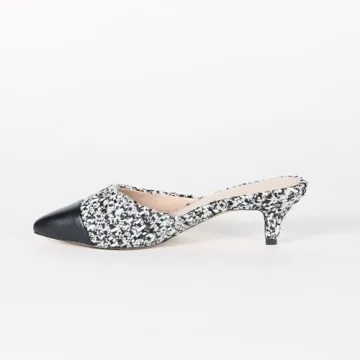 Paulina Pointed Toe Two-Tone Mule for Women