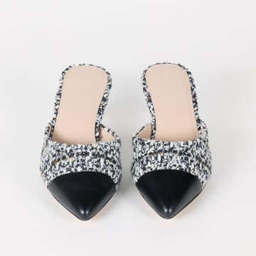 Paulina Pointed Toe Two-Tone Mule for Women