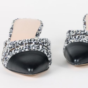 Paulina Pointed Toe Two-Tone Mule for Women