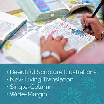 Tyndale NLT Inspire Bible: Journaling & Coloring Experience
