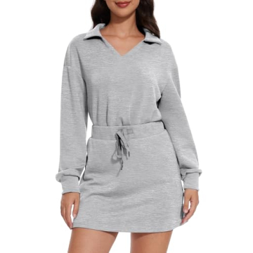 Casly Lamiit Two Piece Skirt Set for Women - Athleisure Perfect for Tennis & Travel