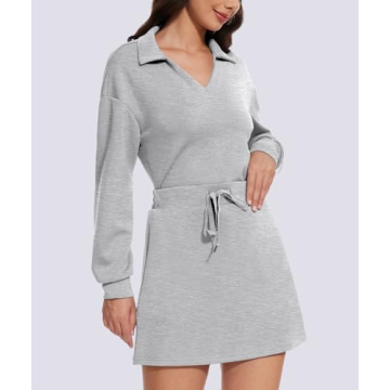 Stylish Women’s Two Piece Skirt Outfit with Pockets