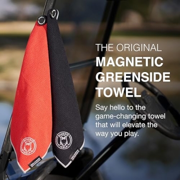 Ghost Golf Magnetic Towel - Ultra-Absorbent, Convenient Golf Essential