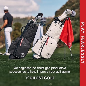 Ghost Golf Magnetic Towel - Ultra-Absorbent, Convenient Golf Essential