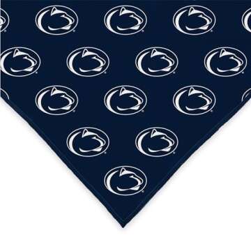 Penn State NCAA Official Bandana for Dogs and Cats | Easy Wear