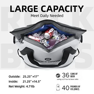 ROCKBROS Leak Proof Insulated Soft Cooler Bag Outdoor
