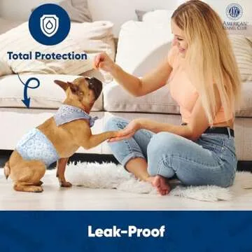 American Kennel Club Male Dog Wraps with Wetness Indicator