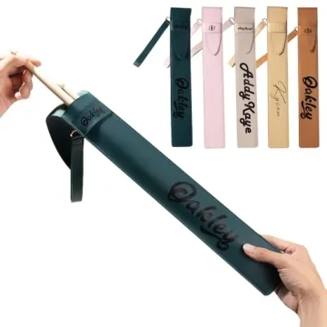 Personalized CALLIE Drum Stick Bag - Custom Name, Portable, PU Leather